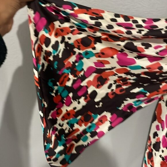 Nwt Bcbgmaxazria Sz medium M splatter print dress - Picture 2 of 8